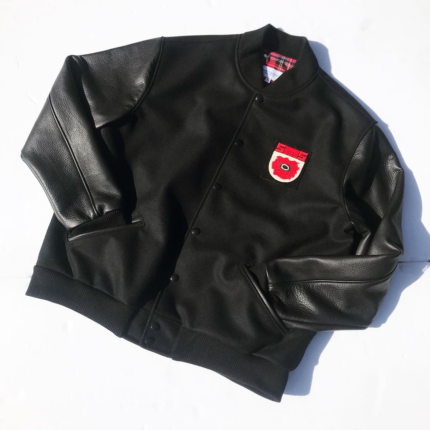 Custom Wool & Leather Varsity Jacket