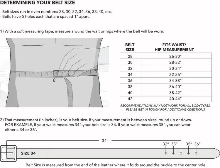 Belt - 1 1/4” Leather