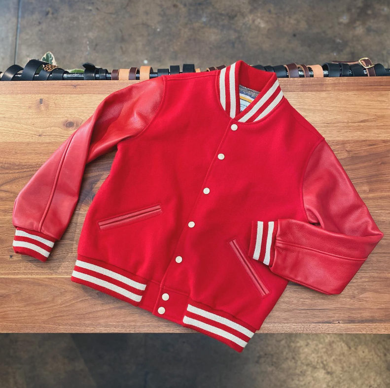 Custom Wool & Leather Varsity Jacket