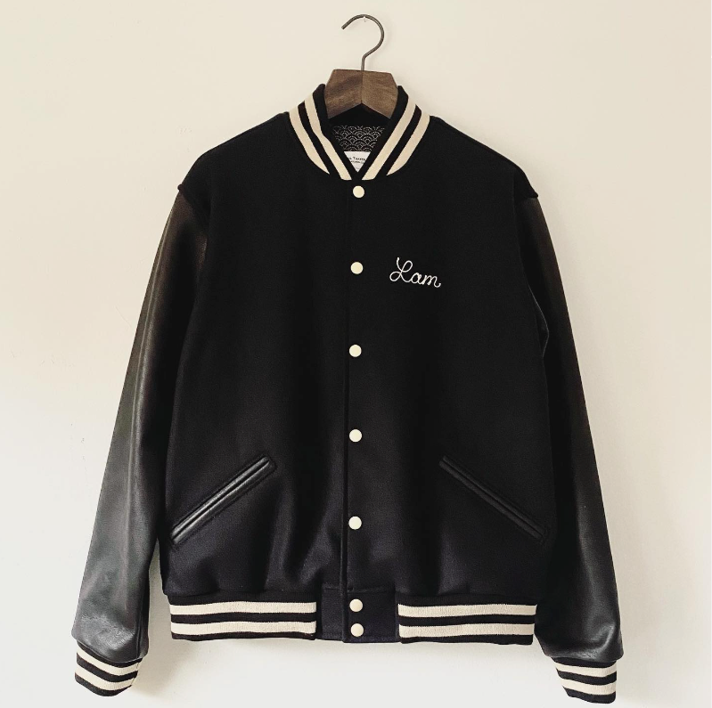 Custom Wool & Leather Varsity Jacket